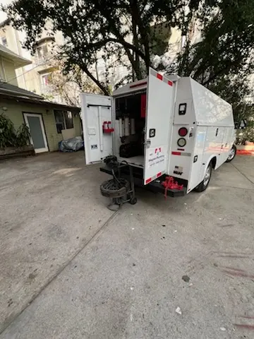 Magnet Plumbing service vehicle on-site for Water Heater Repair in Carol City South